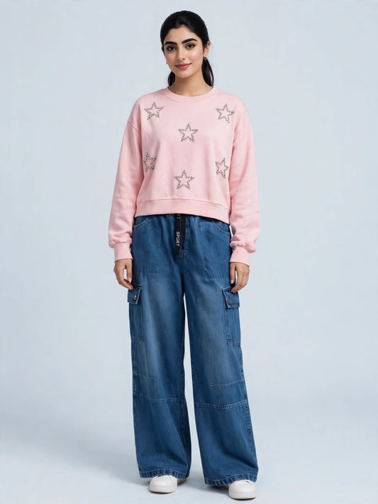 Pink Bow Sweatshirt