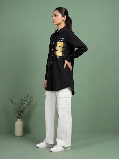 Botanical Print Shirt