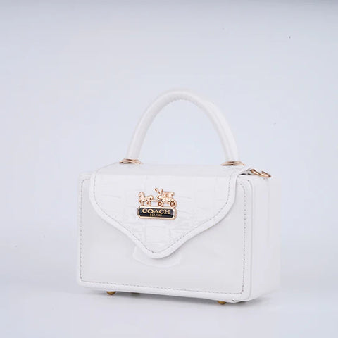 Royal Luminous Grace White Bag