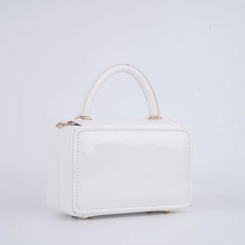 Royal Luminous Grace White Bag