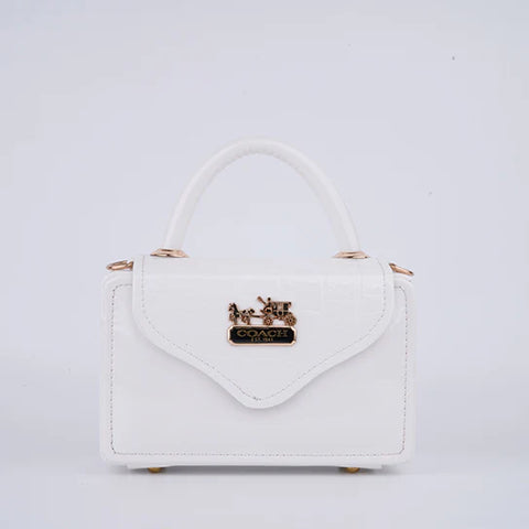 Royal Luminous Grace White Bag
